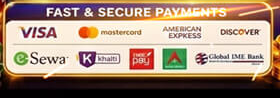 Payment methods at NPVIP: eSewa, Khalti, IME Pay, Global IME Bank, Visa and Mastercard